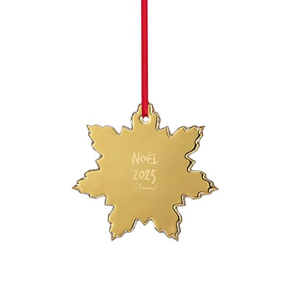 Baccarat Noël Gold Annual Ornament Palmette 2025